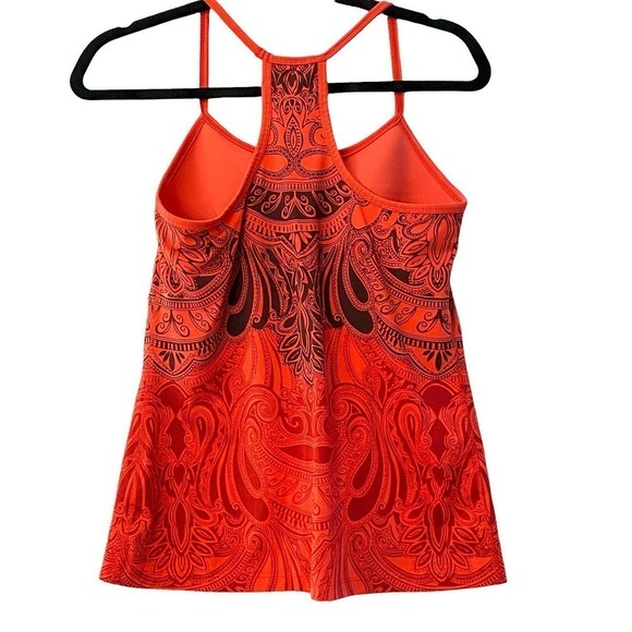 Athleta Red Boho Athletic Tank Size Small - Picture 2 of 6